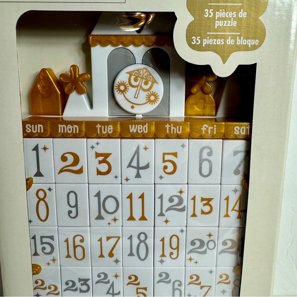 NWT. Disney Calendar - It's A Small World Block Puzzle. LMK - Picture 3 of 11